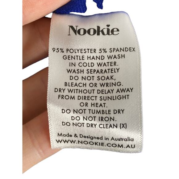 Revolve Nookie Floor Length Lexi Chain Gown Dress Sleeveless Rust Size Medium - Picture 14 of 14